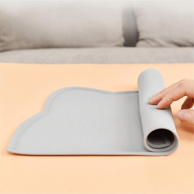 Tapis KittyPlacemat gris design pratique dimensions idéales