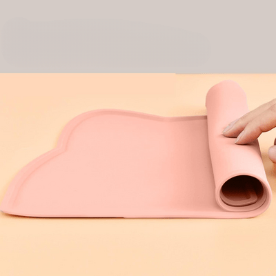 Tapis KittyPlacemat rose design pratique dimensions idéales