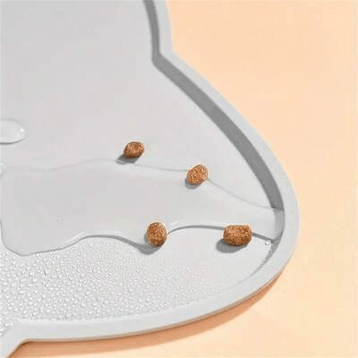 Tapis KittyPlacemat gris facile nettoyer hygiénique