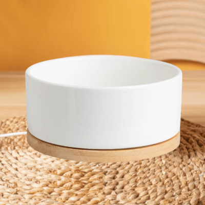 Gamelle chat WarmSipCatBowl blanc maintient température