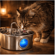 Fontaines à Eau pour Chat - Inox, LED, Silencieuses