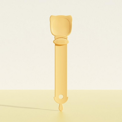 Distributeur nourriture MeowSpoon orange silicone chat