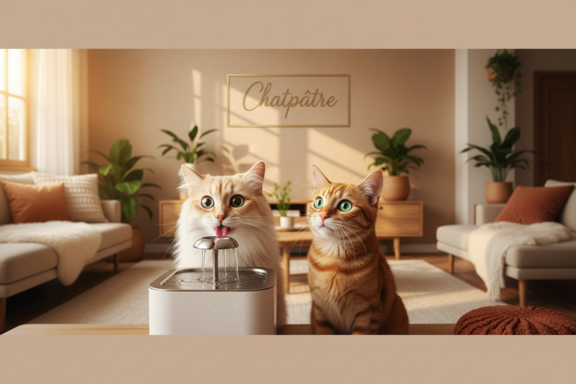 Chatpâtre - Chats heureux yeux ouverts