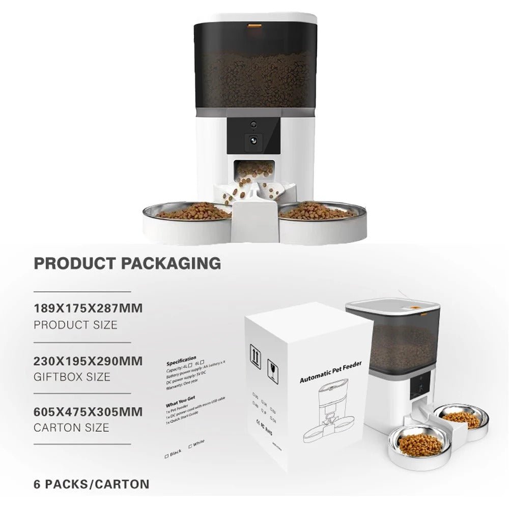 distributeur automatique chat premium packaging dimensions produit emballage
