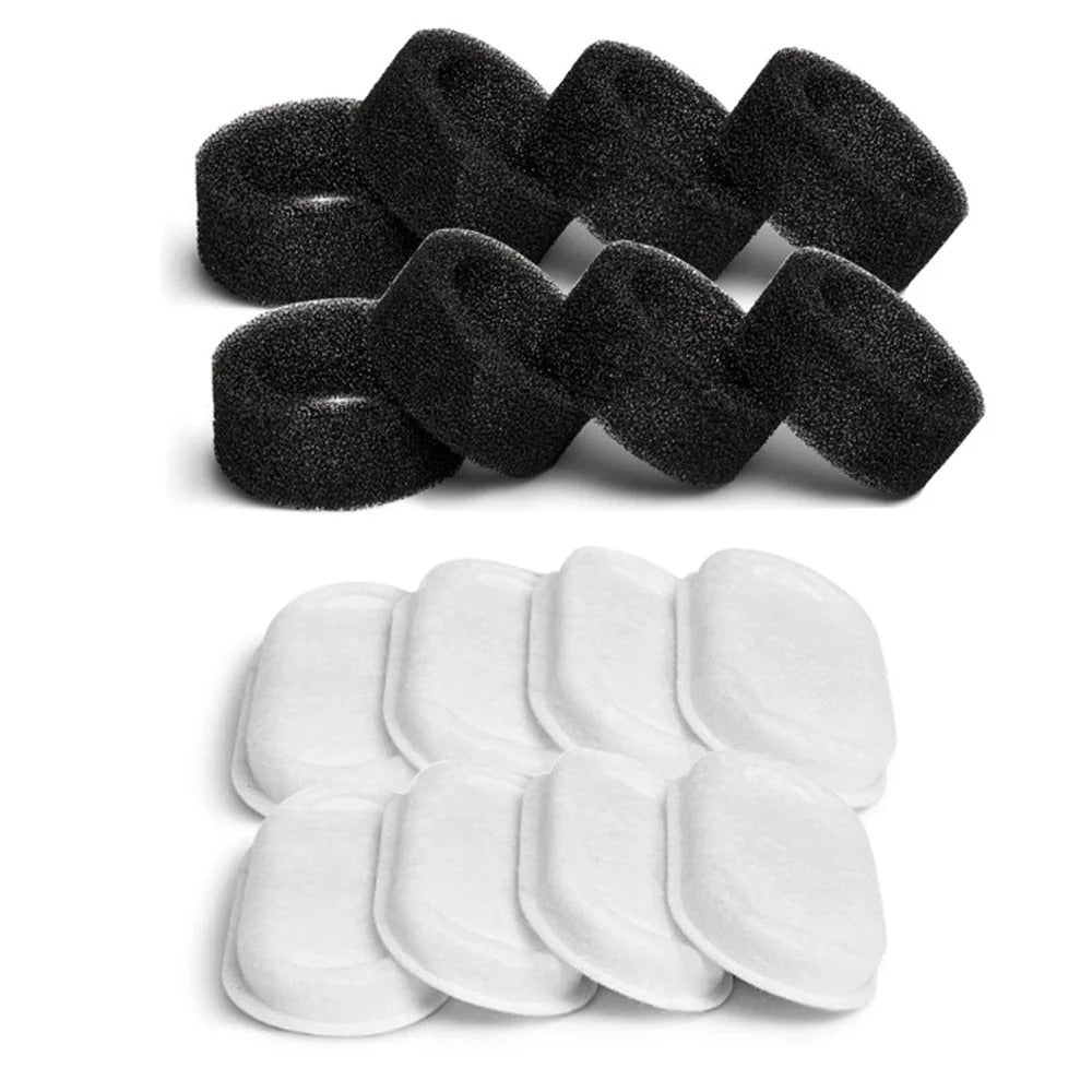 Filtre triple couche charbon actif pour fontaine chat