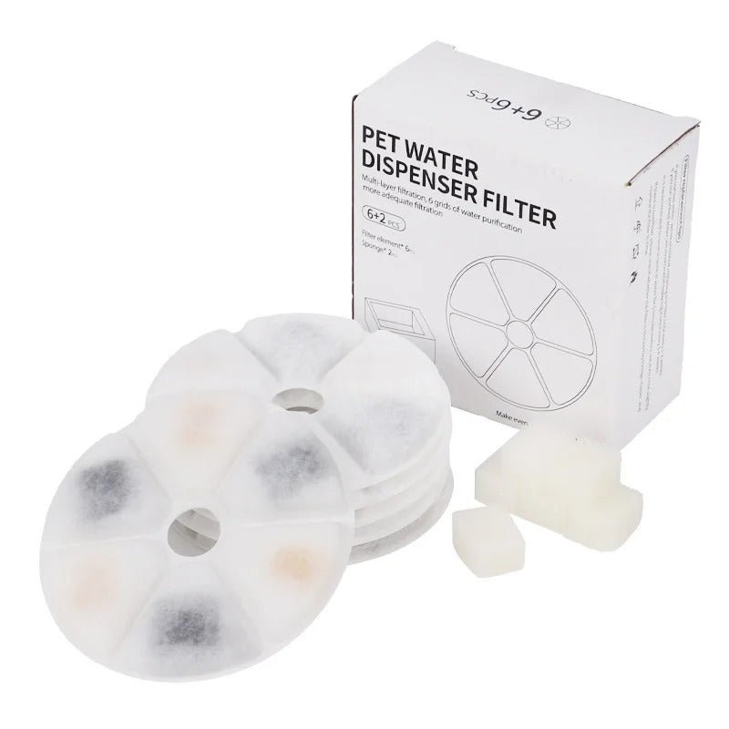 6PC Filter Cotton pour Fontaine SilentFlow