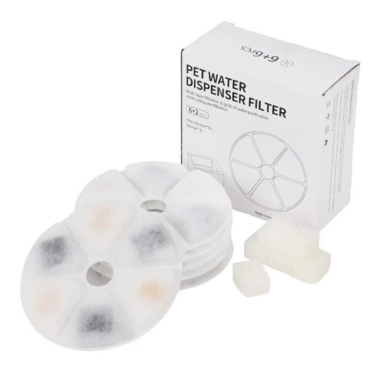 6PC Filter Cotton pour Fontaine SilentFlow
