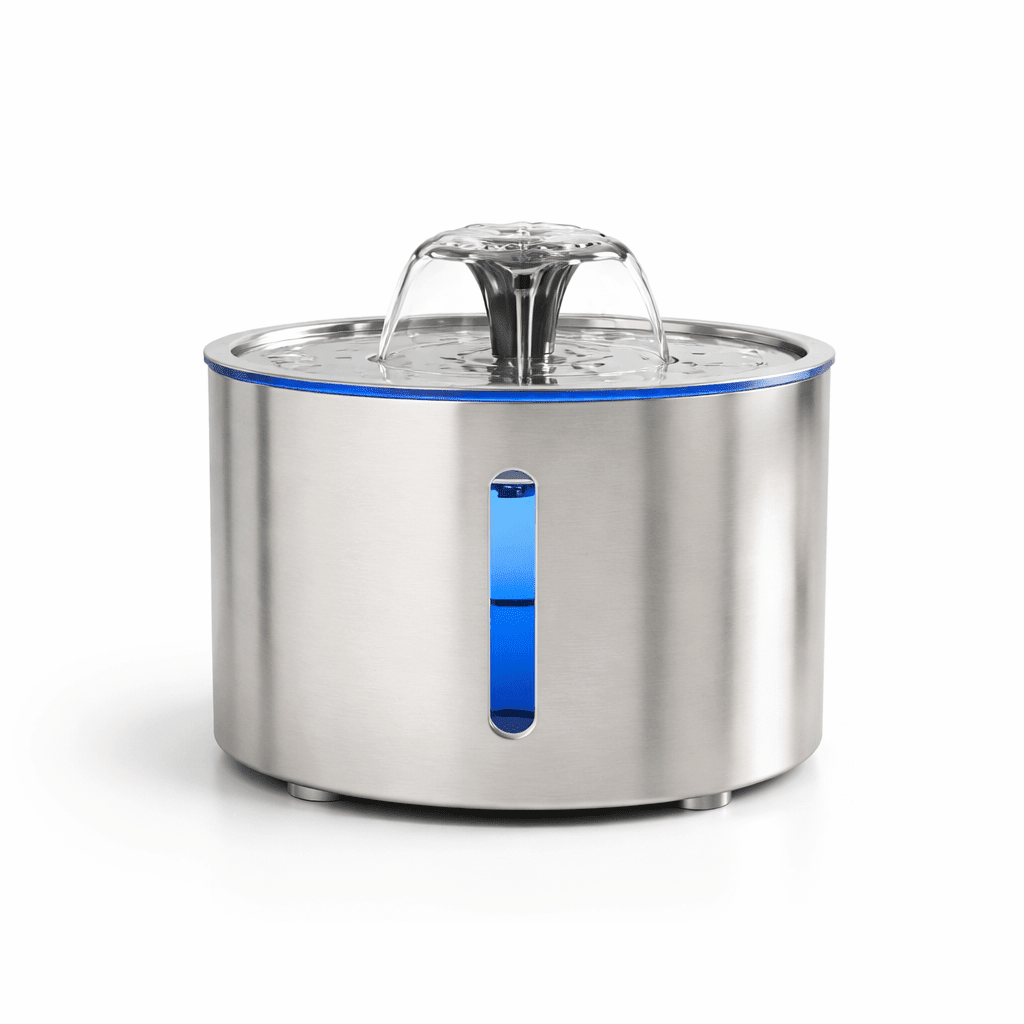 Fontaine à Eau pour Chat SilentFlow™ – Inox 304, 2,5 L