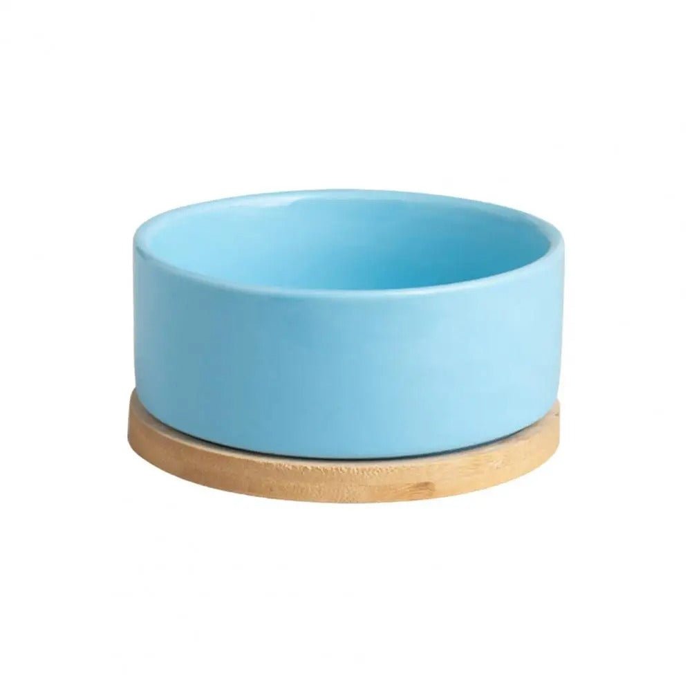 Gamelle chauffante WarmSipCatBowl bleu pour chat