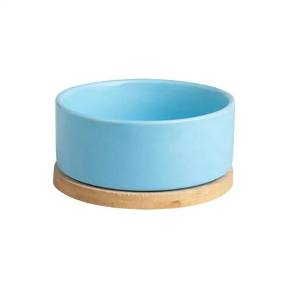 Gamelle chauffante WarmSipCatBowl bleu pour chat