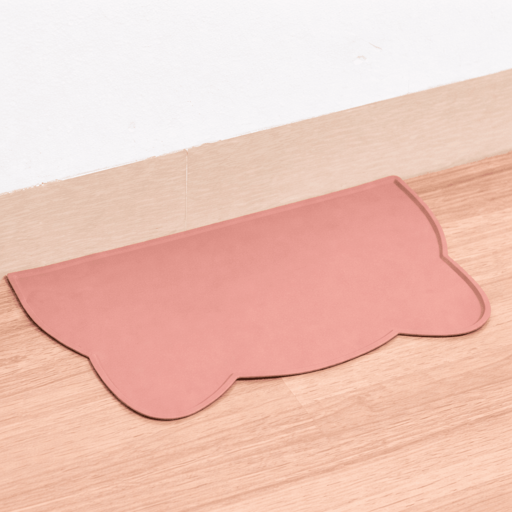 Tapis silicone KittyPlacemat rose antidérapant