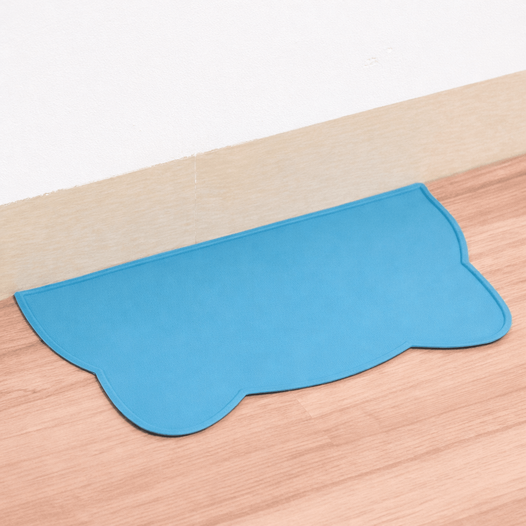 Tapis silicone KittyPlacemat bleu antidérapant