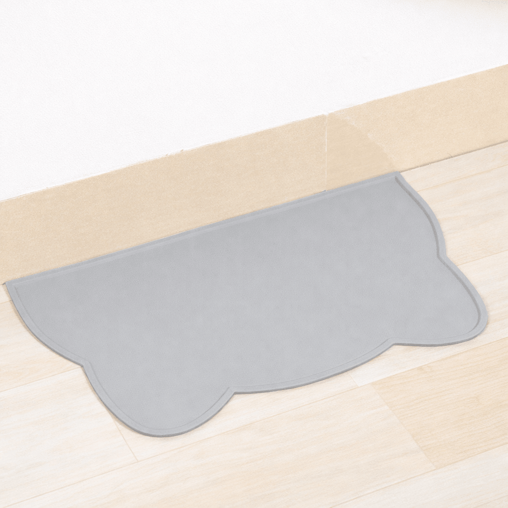 Tapis silicone KittyPlacemat gris antidérapant