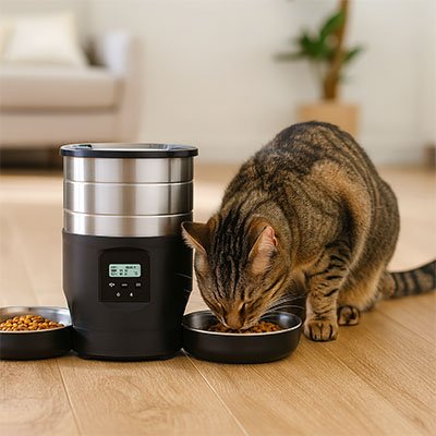 Caractéristiques et fonctionnalités du distributeur de croquettes pour chat
